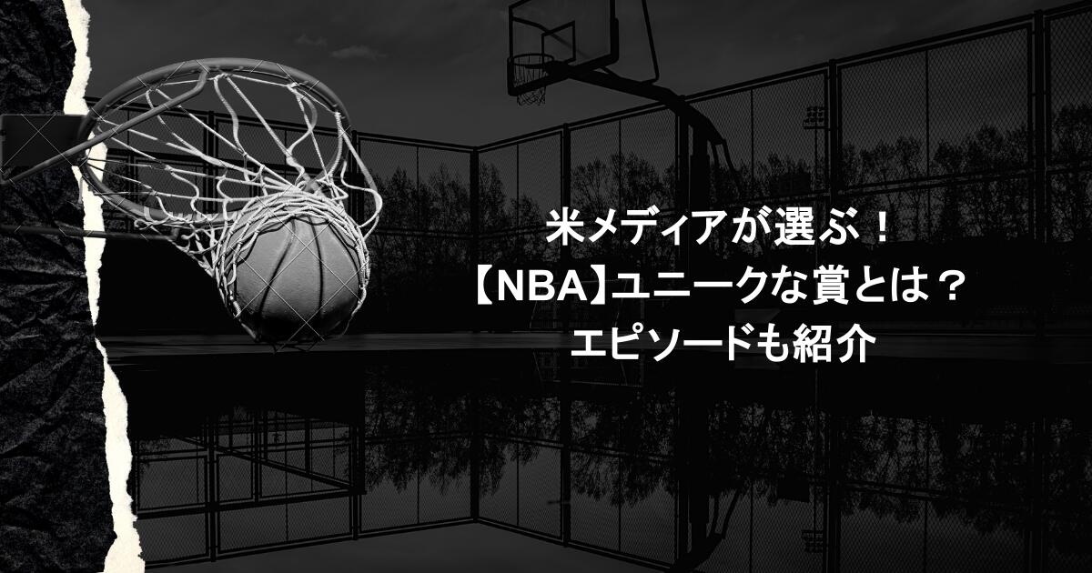 米メディアが選ぶ！【NBA】ユニークな賞とは？エピソードも紹介